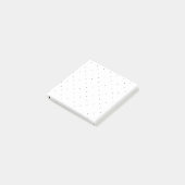 Minimalistische driehoek patroon hangmap set post-it® notes (Schuin)