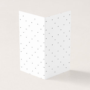 Minimalistische driehoek patroon hangmap set visitekaartje