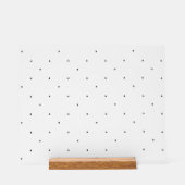 Minimalistische driehoek patroon map set acryl bord (Voorkant)