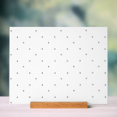 Minimalistische driehoek patroon map set acryl bord (Neutraal)