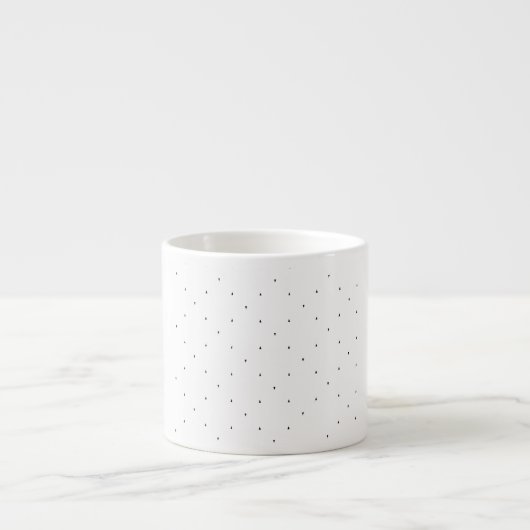 Minimalistische driehoek patroon map set espresso kop (Voorkant)