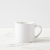 Minimalistische driehoek patroon map set espresso kop (Rechts)
