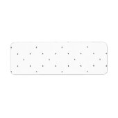 Minimalistische driehoek patroon mapjes set etiket (Voorkant)