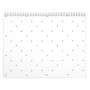 Minimalistische driehoek patroon mapjes set kalender