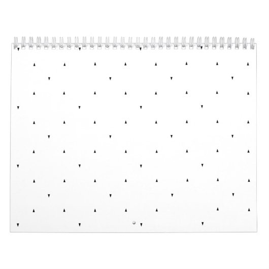 Minimalistische driehoek patroon mapjes set kalender (Hoes)