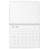 Minimalistische driehoek patroon mapjes set kalender (Mar 2027)
