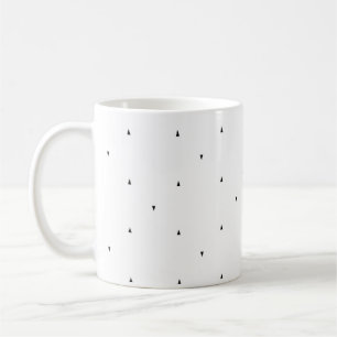 Minimalistische driehoek patroon mapjes set koffiemok