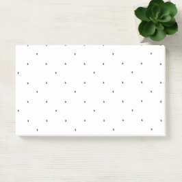 Minimalistische driehoek patroon mapjes set post-it® notes