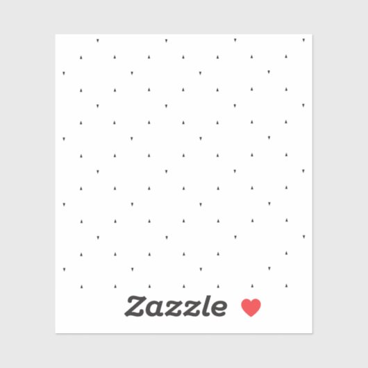 Minimalistische driehoek patroon mapjes set sticker (Vel)