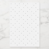 Minimalistische driehoek patroon mapjes set voedselcontainer etiket (Enkel label)