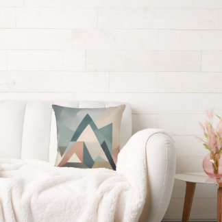 Minimalistische driehoeken in gedempte tonen Sierk Kussen