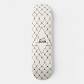  minimalistische driehoeken persoonlijk skateboard (Voorkant)