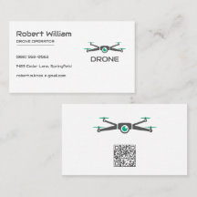 Minimalistische Drone | Moderne UAV-operator QR-co