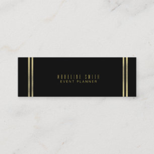Minimalistische Dubbele Rand Goud Folie Frame Mini Visitekaartje