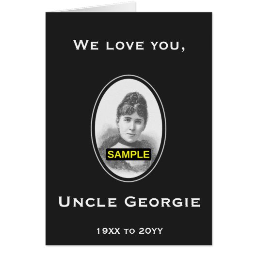 Minimalistische & Duidelijke Herinneringen Kaart + (Voorkant)