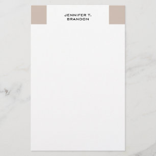 Minimalistische Duidelijke Moderne Professioneel Briefpapier
