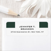 Minimalistische Duidelijke Moderne Professioneel Etiket (Insitu)