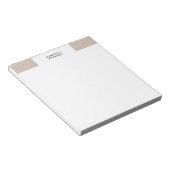 Minimalistische Duidelijke Moderne Professioneel Notitieblok (Schuin)