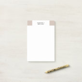 Minimalistische Duidelijke Moderne Professioneel Post-it® Notes (Op bureau)