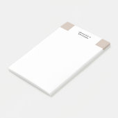 Minimalistische Duidelijke Moderne Professioneel Post-it® Notes (Schuin)