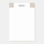 Minimalistische Duidelijke Moderne Professioneel Post-it® Notes (Voorkant)
