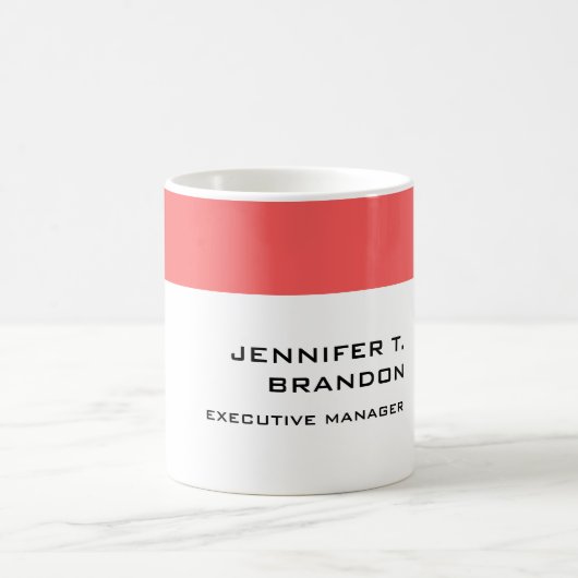 Minimalistische Duidelijke Moderne Professionele N Koffiemok (Center)