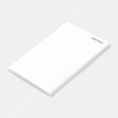 Minimalistische Duidelijke Witte Moderne Standaard Post-it® Notes (Schuin)