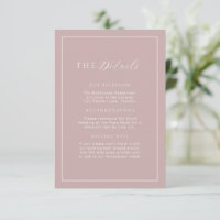 Minimalistische Dusty Roos Blush Wedding Details I