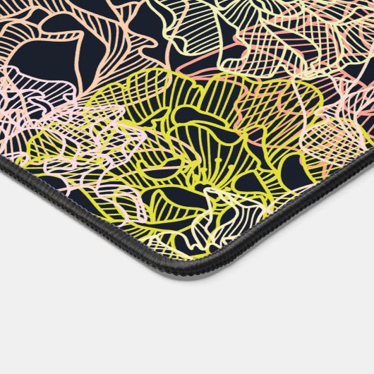 Minimalistische Dynamic Wire Petals Abstracte Bloe Bureaumat (Hoek)