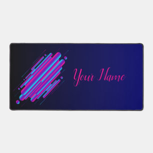 Minimalistische dynamische stromende bubbels bureaumat