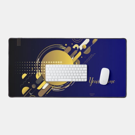 Minimalistische dynamische syncroniciteit Abstract Bureaumat (Keyboard & Muis)