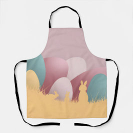 Minimalistische Easter Elegance Schort