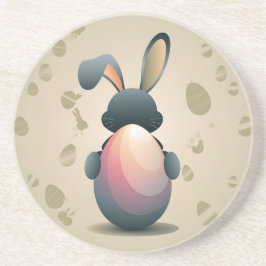 Minimalistische Easter Elegance Zandsteen Onderzetter