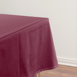 Minimalistische Eenkleurige Donkerpaarse Tafelkleed