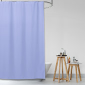 Minimalistische eenkleurige Periwinkle licht Paars Douchegordijn