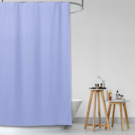 Minimalistische eenkleurige Periwinkle licht Paars Douchegordijn