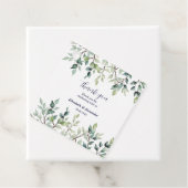 Minimalistische Eenvoudige  bladeren bruiloft Bedankjes Labels (In situ)