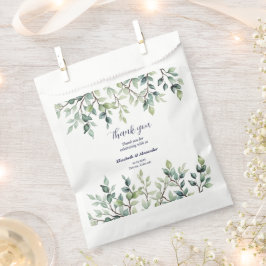Minimalistische Eenvoudige  bladeren bruiloft Bedankzakje