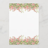 Minimalistische Eenvoudige bladeren bruiloft Informatiekaartje (Achterkant)