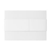 Minimalistische Eenvoudige bladeren bruiloft Uitnodigingen Wikkel (Achterkant Voorbeeld)