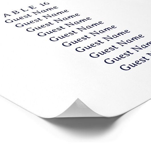 Minimalistische Eenvoudige Bladeren Trouwstoel Gra Poster (Hoek)