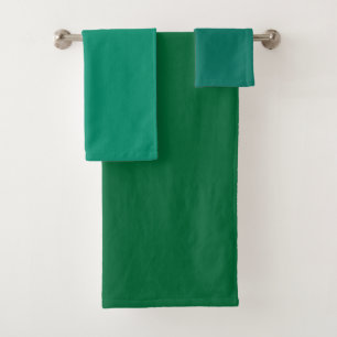Minimalistische eenvoudige effen mooie groene kleu bad handdoek