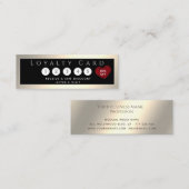 Minimalistische eenvoudige elegante luxe lichtgeve klantenkaartje