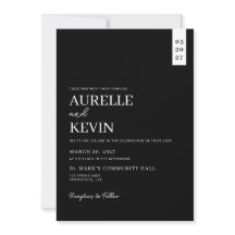 Minimalistische Eenvoudige Elegante Zwarte QR Code