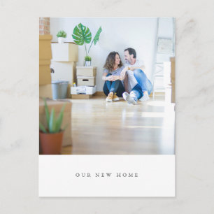 Minimalistische eenvoudige foto die we naar het th briefkaart