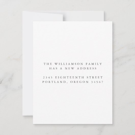 Minimalistische eenvoudige foto die we naar het th notitiekaartje (Achterkant)