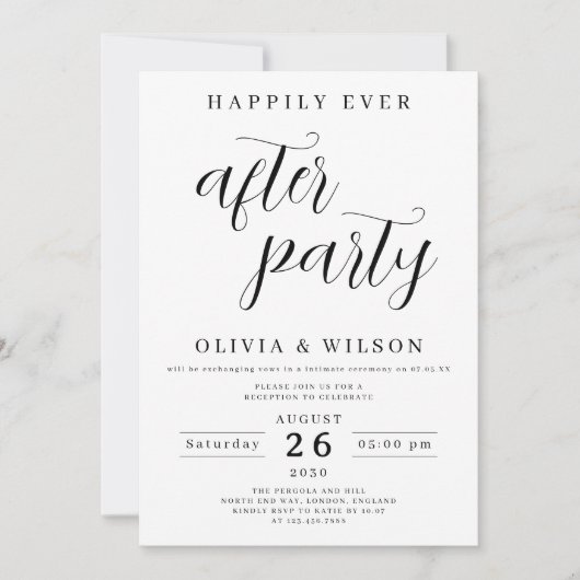 Minimalistische Eenvoudige Foto Trouwfoto Aankondi Kaart (Voorkant)