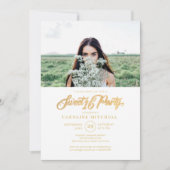 Minimalistische Eenvoudige foto van 16 partijen Kaart (Voorkant)