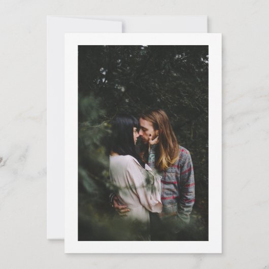 Minimalistische Eenvoudige Handgeschreven Script T Kaart (Achterkant)