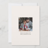 Minimalistische Eenvoudige Kalender Trouwen save t Save The Date (Achterkant)